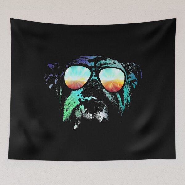 Item preview, Disco Groovy English Bulldog 	 Dog 	 		 designed and sold by simoneprandot.
