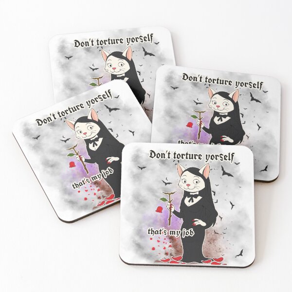 Item preview, Halloween Special – Morticia Cat Witch Dark Humor Design designed and sold by Mars.Pen.Studio.