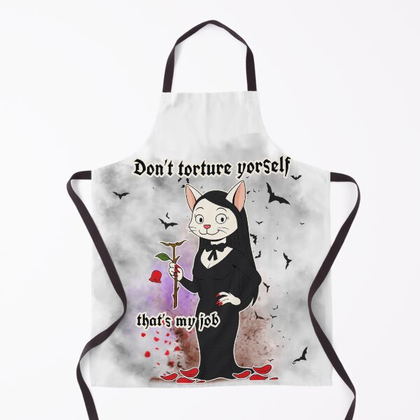 Item preview, Halloween Special – Morticia Cat Witch Dark Humor Design designed and sold by Mars.Pen.Studio.