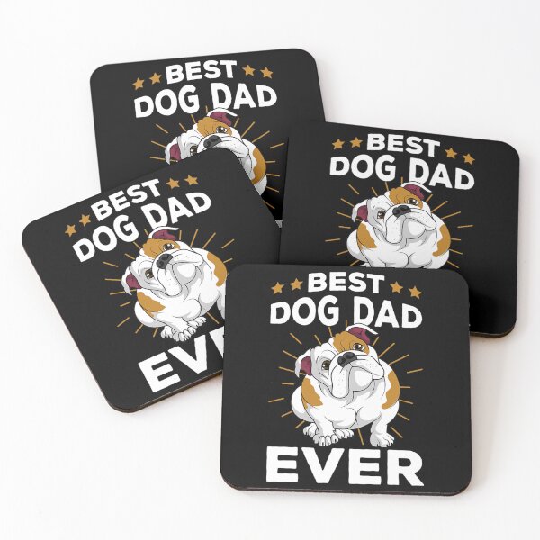 Item preview, Best Dog Dad Ever Funny English Bulldog 	s 	 		 designed and sold by sjzjxhkayung8.
