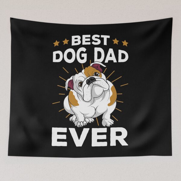 Item preview, Best Dog Dad Ever Funny English Bulldog 	s 	 		 designed and sold by sjzjxhkayung8.
