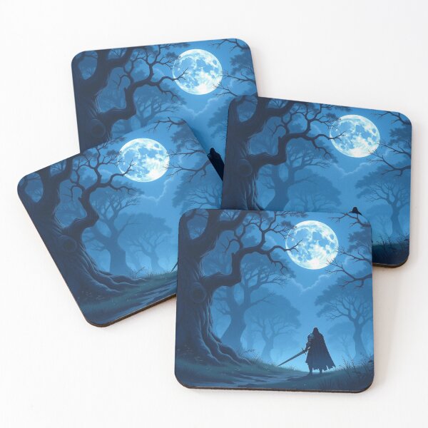 Item preview, Fantasy Knight in Moonlit Clearing designed and sold by xArchGoDx.