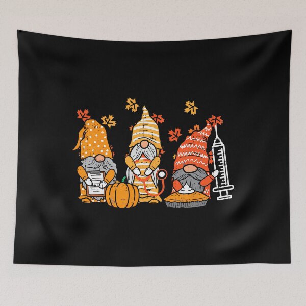Artikelvorschau, Thanksgiving Krankenschwester Gnome Herbst Scrub Top Herbst RN entworfen und verkauft von mihaijpetlanx.