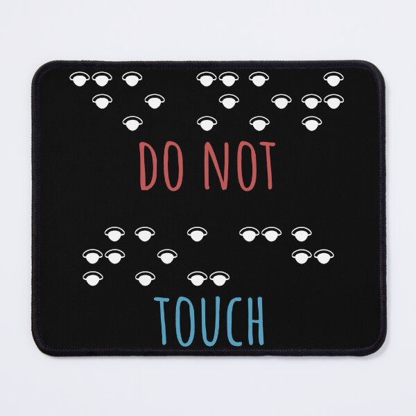 Item preview, Eyepatch Braille – Do Not Touch Translated | Ironic Eyerony Graphic designed and sold by Eyepatch-Jacks.