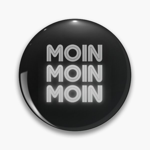 Item preview, MOIN MOIN MOIN – North German greeting in a modern design designed and sold by Fies-und-Fein.