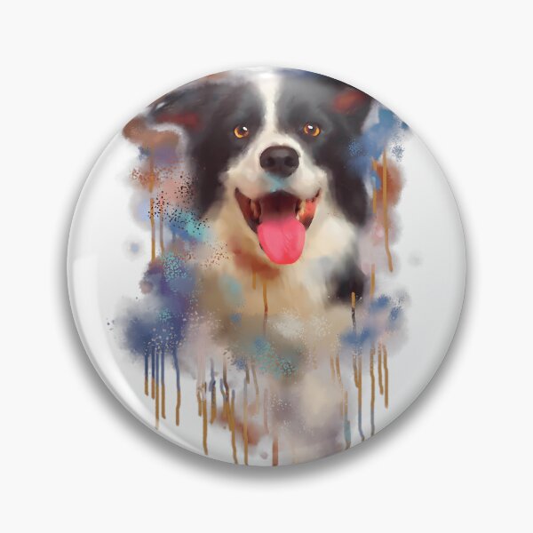 Item preview, Border Collie 	 Painting Dog Art Colorful Border Collie 		 designed and sold by piskarvahib3.
