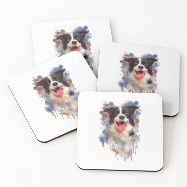 Item preview, Border Collie 	 Painting Dog Art Colorful Border Collie 		 designed and sold by piskarvahib3.