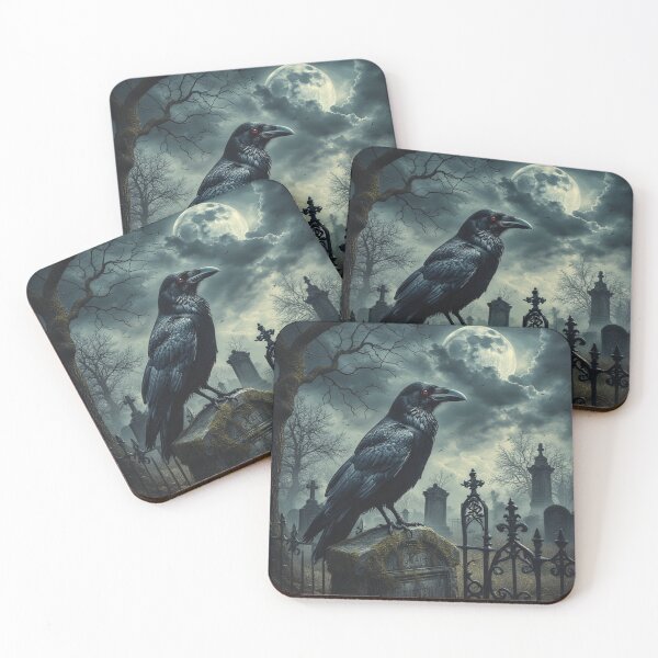 Item preview, Raven's Eternal Watch: Gothic Cemetery Art designed and sold by David R Sawin The Architects Of Eden.