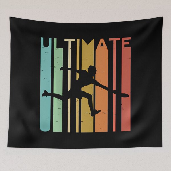Item preview, Ultimate Frisbee Retro Player 	 	 Flying Disc Throwing 	 		 designed and sold by parbhamulhema.