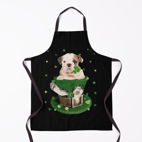 Item preview, St Patrick's Day Leprechaun Old English Bulldog Dog Shamrock designed and sold by eimontbamlaks.