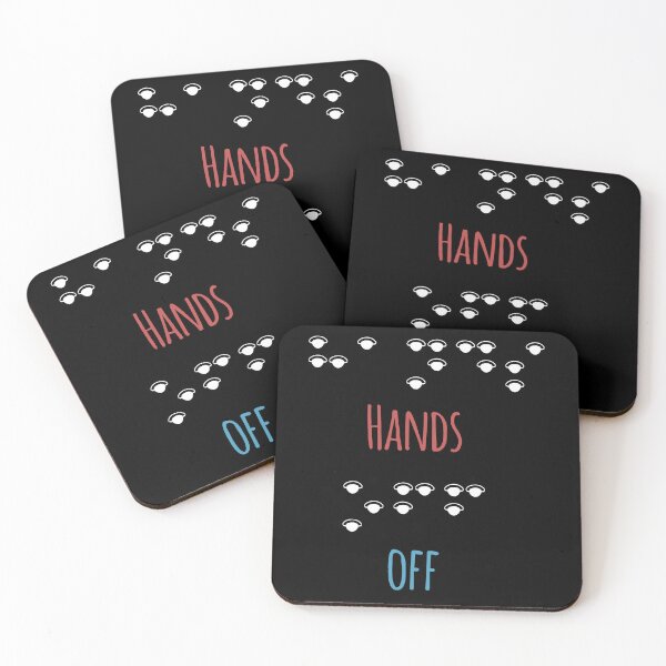 Item preview, Hands Off – Sarcastic Braille Translation Graphic designed and sold by Eyepatch-Jacks.
