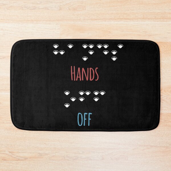Item preview, Hands Off – Sarcastic Braille Translation Graphic designed and sold by Eyepatch-Jacks.