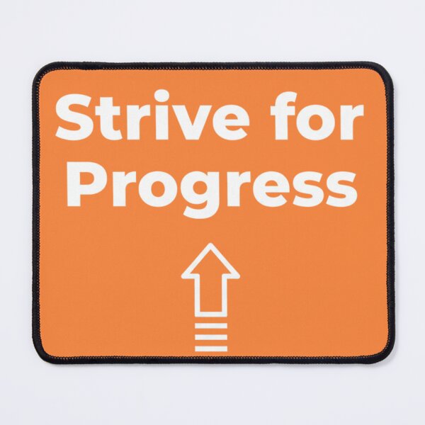 Item preview, Strive for Progress – Minimal Motivational Quote designed and sold by Happyfreedom.