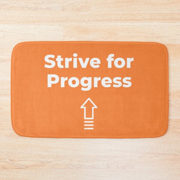 Item preview, Strive for Progress – Minimal Motivational Quote designed and sold by Happyfreedom.