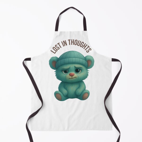 Item preview, Lost in Thoughts – Moody Teddy Bear Illustration designed and sold by D-T-Official.