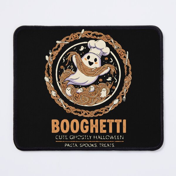 Item preview, "Booghetti" - Cute Ghost Chef Halloween Pasta Graphic designed and sold by DMNindustries.