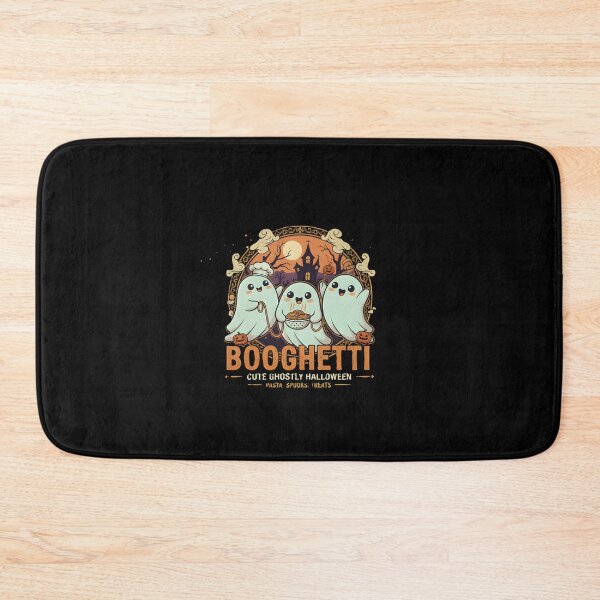 Item preview, Booghetti Trio - Cute Ghost Chef Halloween Pasta Night Graphic designed and sold by DMNindustries.