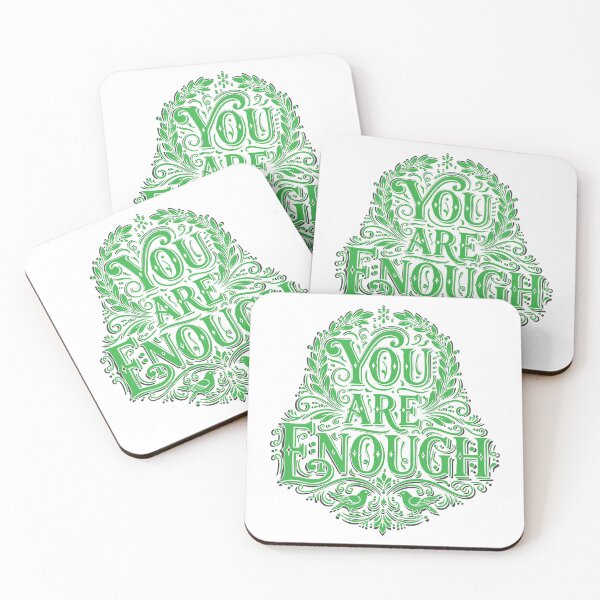 Item preview, Retro Decorative Quote You Are Enough Lettering Art designed and sold by Tong4130.
