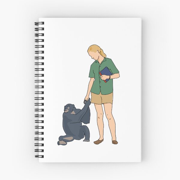 Item preview, Jane Goodall with David Greybeard designed and sold by BluebonnetBrush.