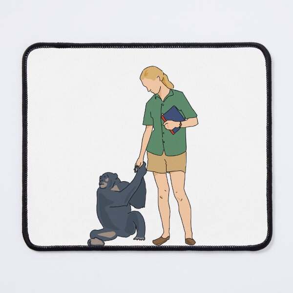 Item preview, Jane Goodall with David Greybeard designed and sold by BluebonnetBrush.