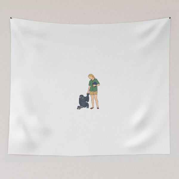 Item preview, Jane Goodall with David Greybeard designed and sold by BluebonnetBrush.