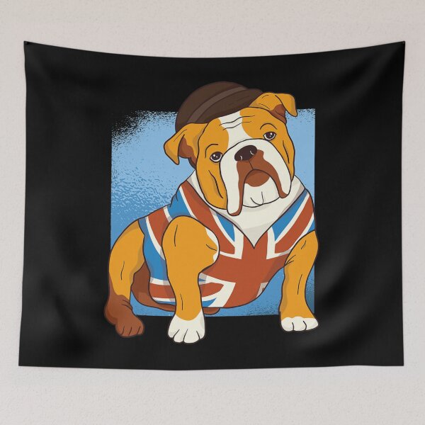 Item preview, Union Jack British Flag UK British Isles English Bulldog 		 designed and sold by eimontbamlaks.