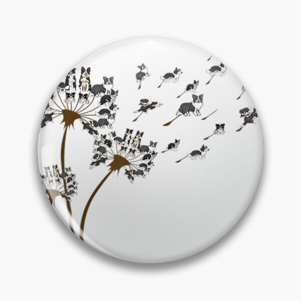 Item preview, Border Collie Flower Fly Dandelion 		 designed and sold by zatlacadring.