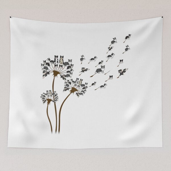 Item preview, Border Collie Flower Fly Dandelion 		 designed and sold by zatlacadring.
