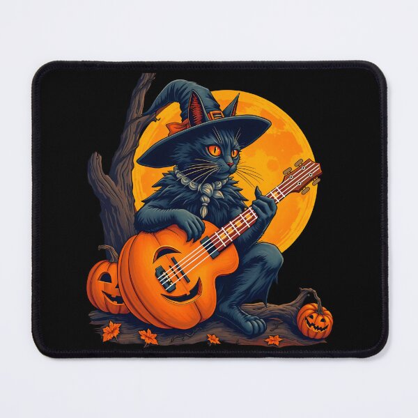 Item preview, Pumpkin Blues black cat designed and sold by Kamoufleur.