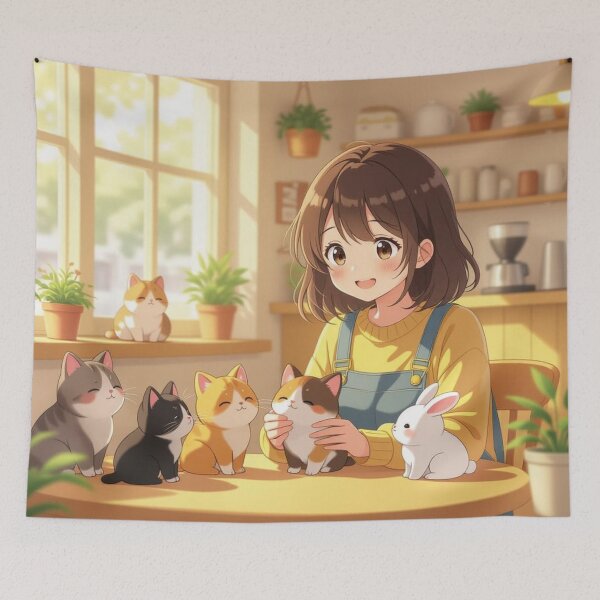 Item preview, Cute Animal Cafe Comfort designed and sold by xArchGoDx.