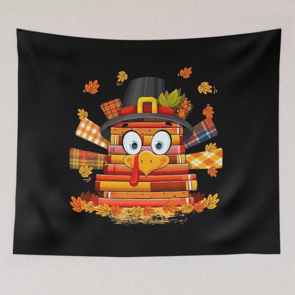 Item preview, Thanksgiving S Librarian Book Lover Reader Turkey 		 designed and sold by mihaijpetlanx.