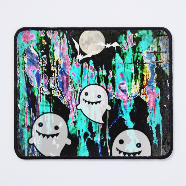 Item preview, Ghosts and bats on the move in the full moon night designed and sold by AnnabellaRh.