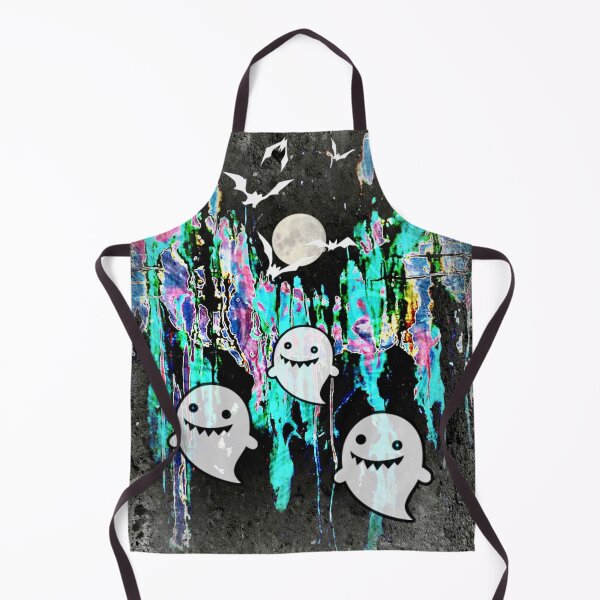 Item preview, Ghosts and bats on the move in the full moon night designed and sold by AnnabellaRh.
