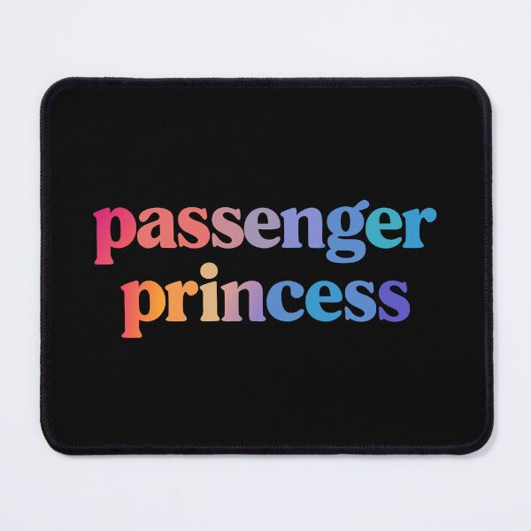 Item preview, Passenger Princess Aesthetic – Retro Gradient Cute Text Design designed and sold by Minimum-Rage.