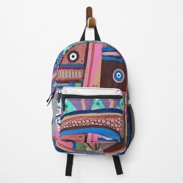 Item preview, Geometric Collage Head with Symbolic Patterns designed and sold by Ellinasmouk.