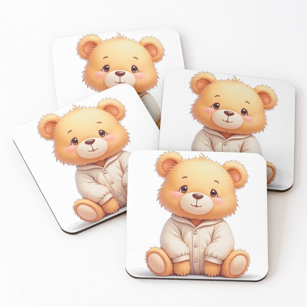 Item preview, adorable  teddy bear wearing pajamas designed and sold by nicnacc.
