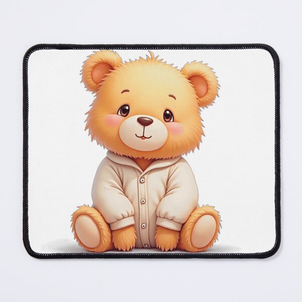 Item preview, adorable teddy bear wearing pajamas designed and sold by nicnacc.