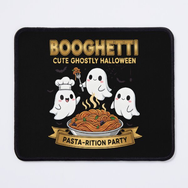 Item preview, PASTA-RITION PARTY! Booghetti Cute Ghost Halloween Feast Graphic designed and sold by DMNindustries.