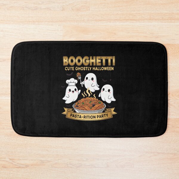 Item preview, PASTA-RITION PARTY! Booghetti Cute Ghost Halloween Feast Graphic designed and sold by DMNindustries.