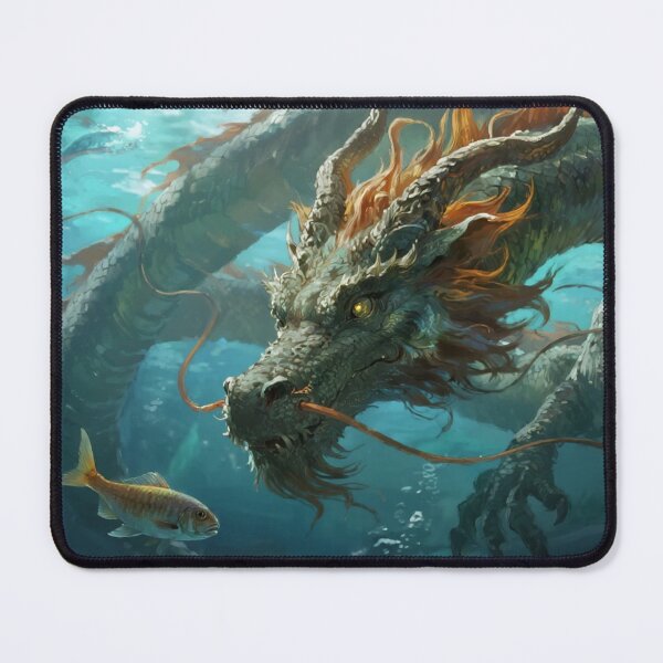 Item preview, The Flame-Finned Beast in the Bubble Feast designed and sold by SabaMirzique.