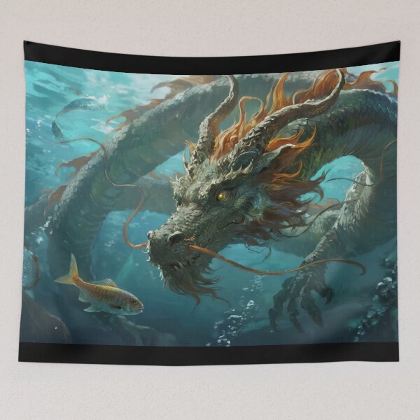 Item preview, The Flame-Finned Beast in the Bubble Feast designed and sold by SabaMirzique.