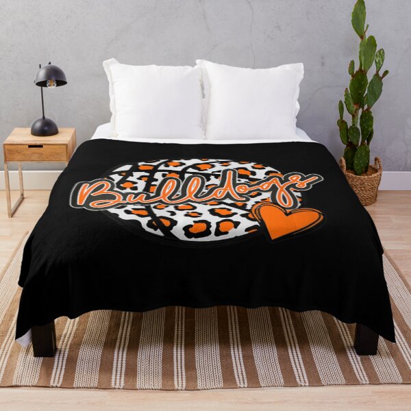 Item preview, s Leopard Cheetah Basketball BULLDOGS Orange Spirit Game Tee designed and sold by laksanmariqif.