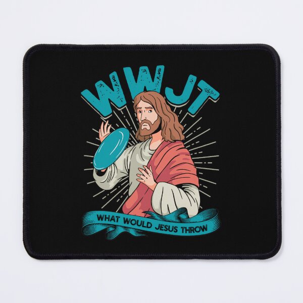 Item preview, WWJT What would Jesus throw - Frisbee disc golf sport 1 designed and sold by blaastitpa.
