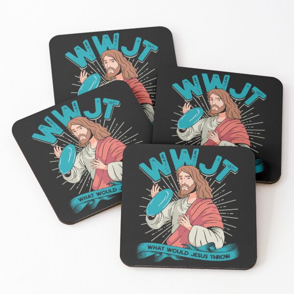Item preview, WWJT What would Jesus throw - Frisbee disc golf sport 	1	 designed and sold by blaastitpa.