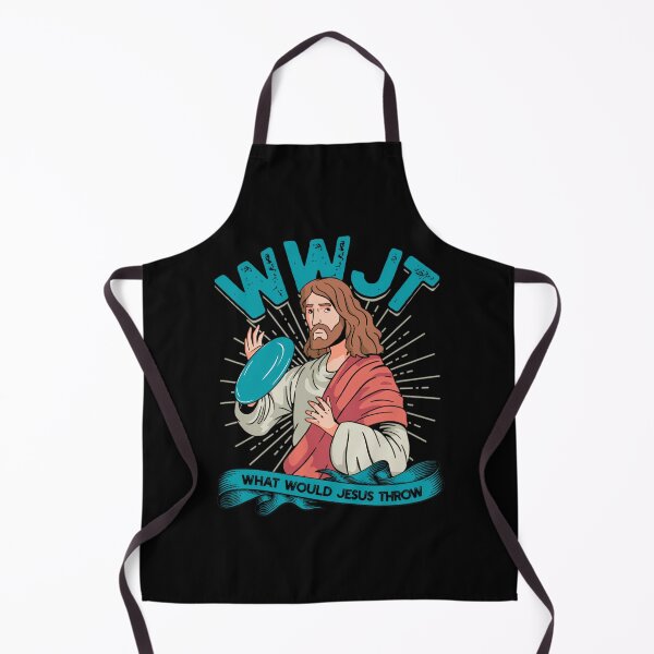 Item preview, WWJT What would Jesus throw - Frisbee disc golf sport 1 designed and sold by blaastitpa.