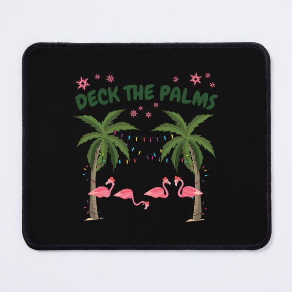 Item preview, Tropical Christmas Florida Flamingo Deck the Palms designed and sold by weilstdaunysk.