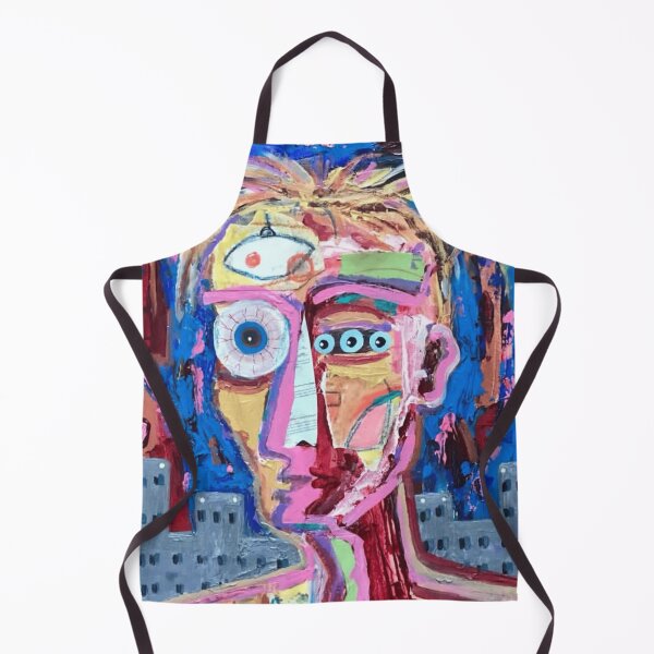 Item preview, Surreal Multi-Eyed Abstract Portrait designed and sold by Ellinasmouk.