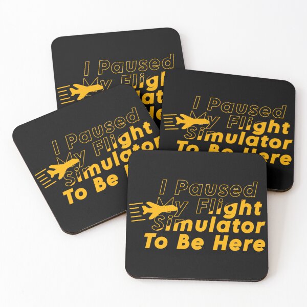 Item preview, I Paused My Flight Simulator To Be Here funny pilot humor designed and sold by HumansStuck12.