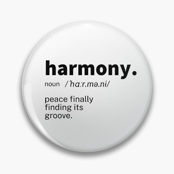 Item preview, Harmony Definition Inspirational designed and sold by IronWords.