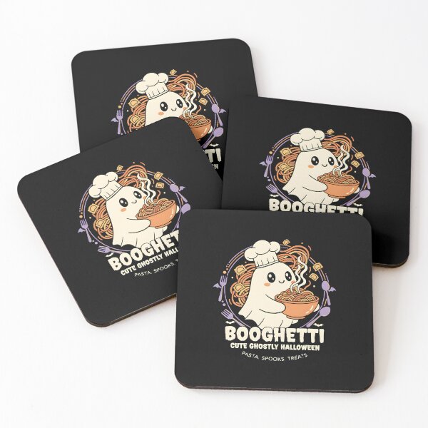 Item preview, Gourmet Ghoul: "Booghetti" Cute Ghost Chef Pasta Art designed and sold by DMNindustries.